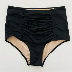 Small Kortni Jeane Ruched 2.0 Bottoms in Black